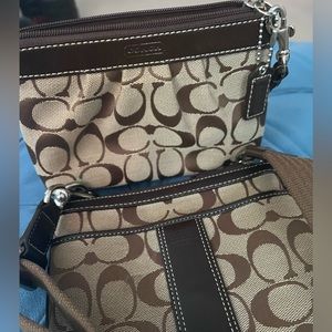 Coach wristlet and crossbody $50 for both